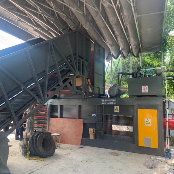 Carton Box Baling Press for Efficient Waste Handling